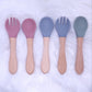 Bamboo Fork and Spoon Set