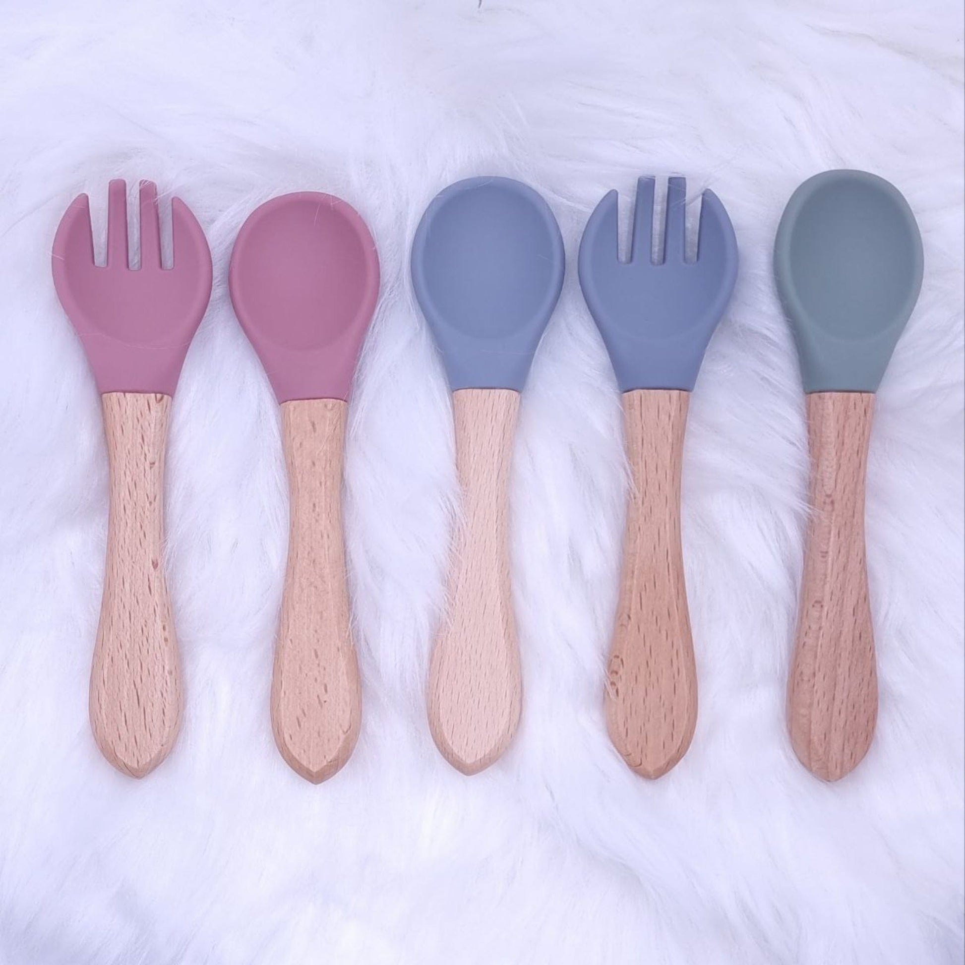 Bamboo Fork and Spoon Set
